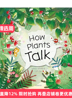 英文原版 How Plants Talk 植物的语言 如何交流 儿童自然科普百科精装绘本 Linh Dao插画 英文版 进口英语原版书籍