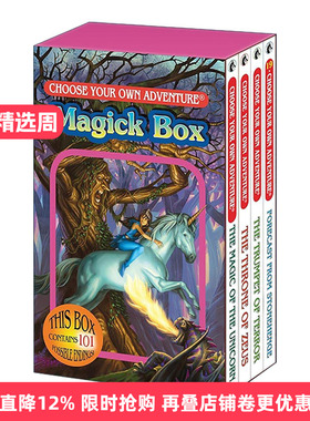 英文原版 Choose Your Own Adventure 4-Book Boxed Set Magick Box 惊险岔路口系列 魔法盒4册盒装套装 英文版 进口英语原版书籍