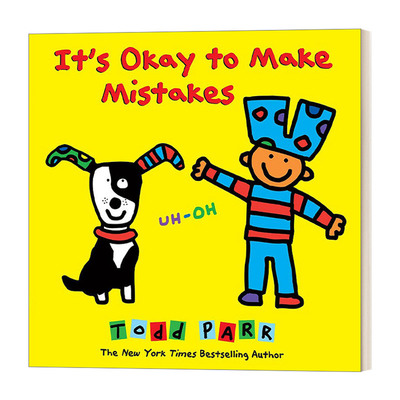 英文原版 It's Okay to Make Mistakes 犯错误是可以的 儿童启蒙认知 名家Todd Parr 精装绘本 英文版 进口英语原版书籍
