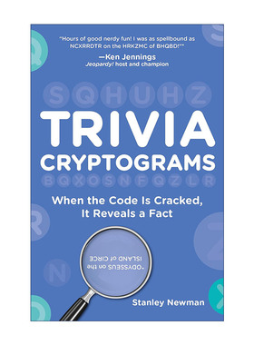 英文原版 Trivia Cryptograms 密码学 含300个密码谜题 英文版 进口英语原版书籍