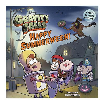 英文原版 Gravity Falls Happy Summerween 怪诞小镇 万圣节快乐 儿童章节桥梁故事书 全彩插画 迪士尼 英文版 进口英语原版书籍