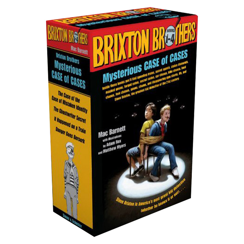英文原版 Brixton Brothers Mysterious Case of Cases 布里克斯顿兄弟的神秘案件4册套装 英文版 进口英语原版书籍