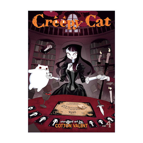 英文原版 Creepy Cat Vol.4 猫和我的奇妙生活 卷四 幽默漫画 Cotton Valent 英文版 进口英语原版书籍