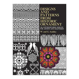 陶瓷 and Historic from 英文原版 历史装 纺织 素材图册 建筑 Patterns 设计和图案 饰品 书籍 进口英语原版 Ornament Designs