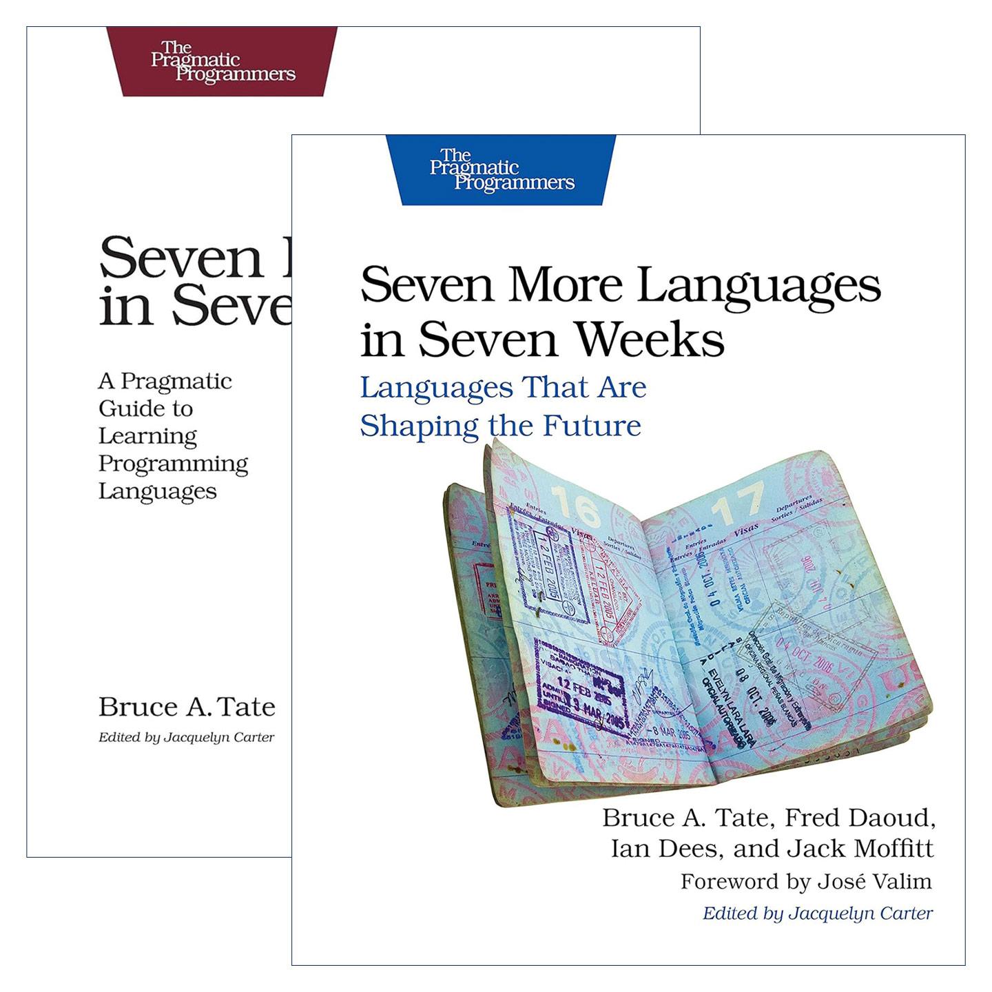英文原版 Seven Languages in Seven Weeks 七周七语言系列2册 Bruce A. Tate泰特 英文版 进口英语原版书籍
