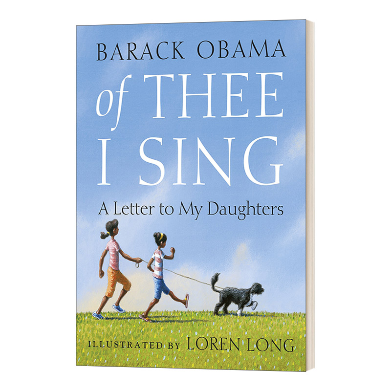 英文原版 Of Thee I Sing 赞美你 奥巴马给女儿的信 进口原版英文书籍