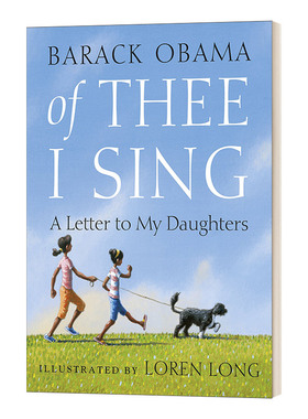 英文原版 Of Thee I Sing 赞美你 奥巴马给女儿的信 进口原版英文书籍