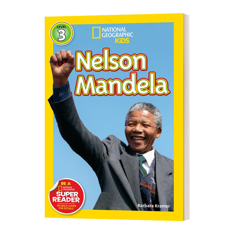 英文原版 National Geographic Kids Readers L3 Nelson Mandela 国家地理分级读物第3级 曼德拉 英文版 进口英语原版书籍