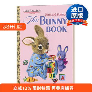 英文原版 Richard Scarry's The Bunny Book Little Golden Book 理查德·斯卡里的兔子之书 兰登书屋精装小金书 英文版 进口英语