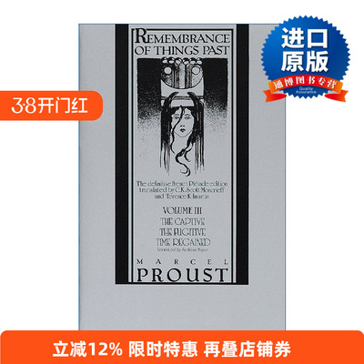 英文原版 Remembrance of Things Past III Vintage 追忆似水年华 卷三 Marcel Proust 英文版 进口英语原版书籍