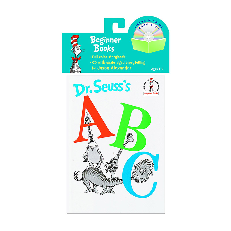 Dr. Seuss's Abc Book & Cd 苏斯博士的ABC 附CD进口原版英文书籍