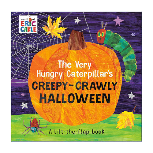 英文原版 The Very Hungry Caterpillar's Creepy-Crawly Halloween 好饥饿的毛毛虫 万圣节 儿童绘本 纸板翻翻书 艾瑞卡尔爷爷