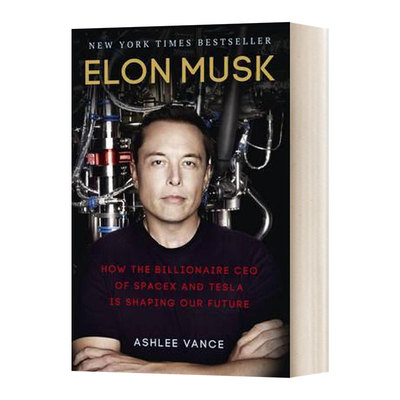 英文原版Elon Musk: Inventing the Future  冒险人生 埃隆马斯克 硅谷钢铁侠进口书籍