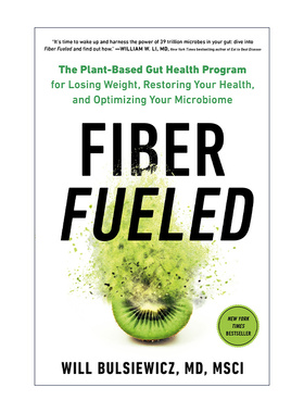 英文原版 Fiber Fueled 膳食纤维 28天纤维饮食食谱 逆转疾病 延缓衰老 吃出健康力 Will Bulsiewicz 精装 英文版 进口英语原版书