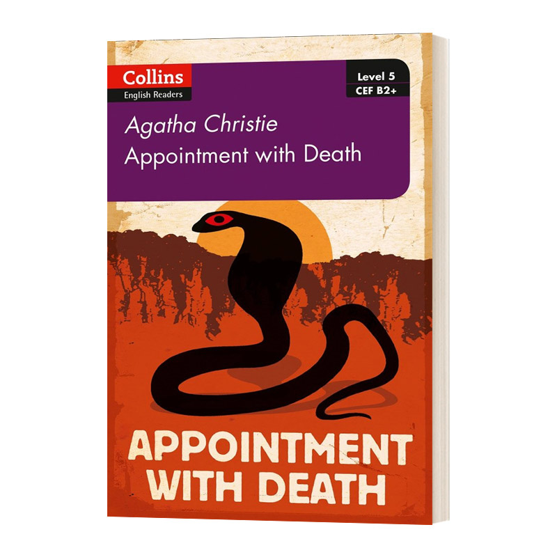 英文原版小说 Collins Agatha Christie ELT Readers Appointment with Death B2+ 英文版 进口英语原版书籍