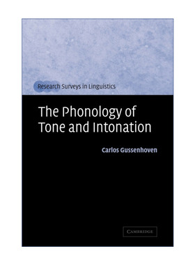 The Phonology of Tone and Intonation 声调和语调语音学进口原版英文书籍