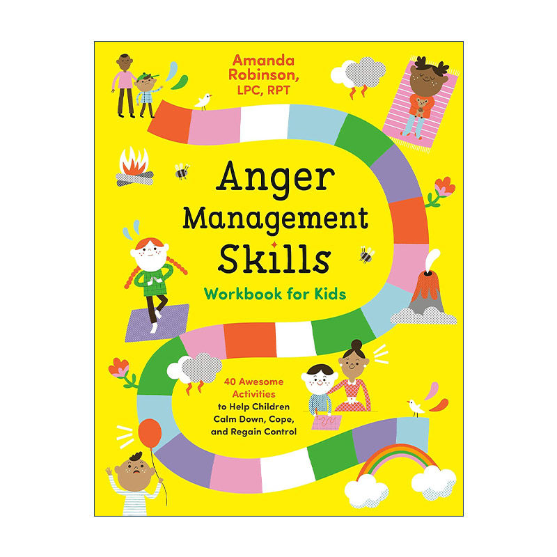 英文原版 Anger Management Skills Workbook for Kids 儿童愤怒情绪管理技巧手册 40个有效活动帮助孩子冷静 进口英语原版书籍