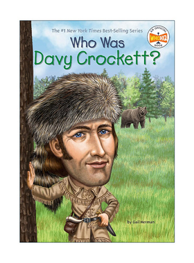 英文原版 Who Was Davy Crockett 谁是戴维·克罗克特 英文版 进口英语原版书籍