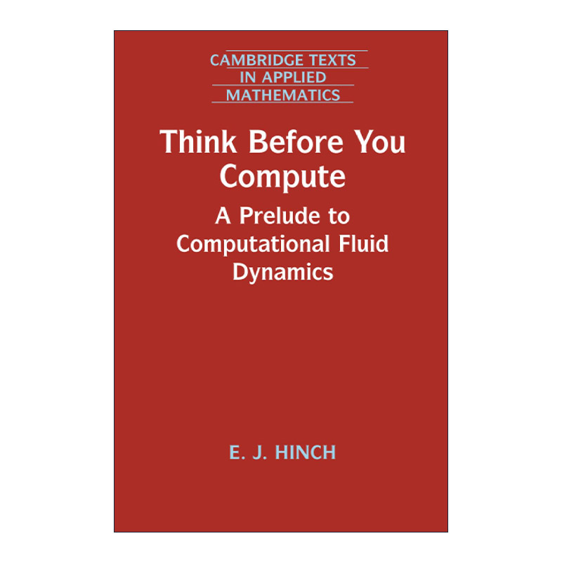 英文原版 Think Before You Compute 先思考再计算 计算流体动力学的前奏 剑桥应用数学教材系列 英文版 进口英语原版书籍