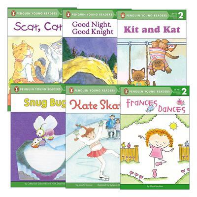 英文原版 Penguin Young Readers Level 2 韵律系列6册 企鹅青少分级阅读2级 英文版 进口英语原版书籍