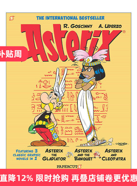 Asterix Omnibus #2 高卢英雄历险记4-6 合订本 卷二进口原版英文书籍