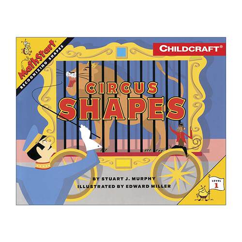 英文原版 Mathstart Level 1 Circus Shapes 数学启蒙绘本1级 英文版 进口英语原版书籍