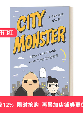 City Monster 城市怪物 幽默科幻漫画 Reza Farazmand进口原版英文书籍