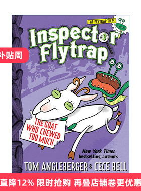 英文原版 Inspector Flytrap in the Goat Who Chewed Too Much 捕蝇草探长系列3 嚼得太多的山羊 英文版 进口英语原版书籍