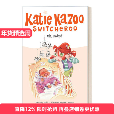 英文原版 Oh  Baby! #3 Katie Kazoo  Switcheroo 凯蒂·卡祖系列3 女孩奇幻冒险主题章节桥梁书 Nancy Krulik 英文版 进口书籍