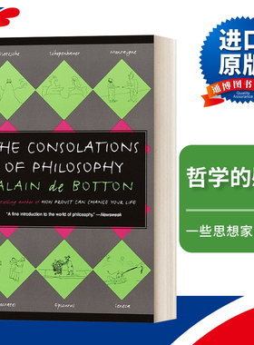 英文原版 The Consolations of Philosophy Vintage International 哲学的慰藉 Alain de Botton阿兰 德波顿 英文版 进口英语书籍