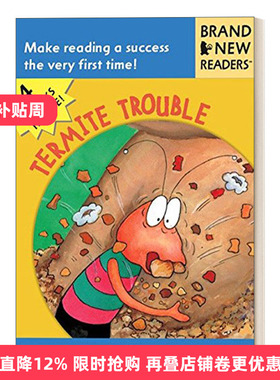 英文原版绘本 Termite Trouble Brand New Readers 小白蚁的麻烦 儿童绘本 Candlewick分级读物 英文版 进口英语原版书籍