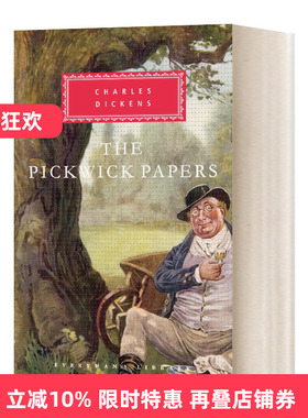The Pickwick Papers 匹克威克外传 狄更斯小说 人人图书馆精装收藏版进口原版英文书籍