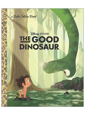 英文原版 The Good Dinosaur Little Golden Book Disney Pixar The Good Dinosaur 恐龙当家 迪士尼 兰登书屋精装小金书 同名电影