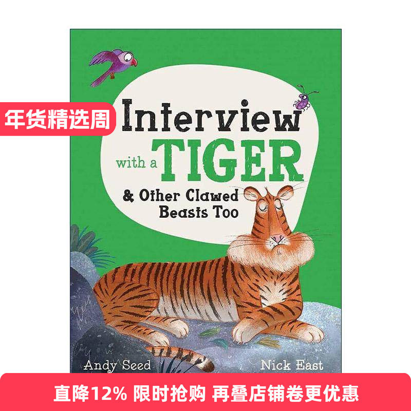 英文原版 Interview with a Tiger and Other Clawed Beasts Too 动物采访 老虎与其它带爪野兽 精装 英文版 进口英语原版书籍,书籍/杂志/报纸,儿童读物原版书,淘宝优惠券,粉丝福利购,淘宝优惠卷