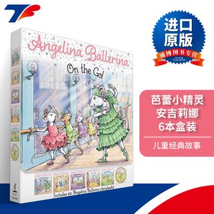 School 书籍 芭蕾小精灵安吉莉娜6本盒装 Ballerina the 进口英语原版 英文原版 Ballet Angelina