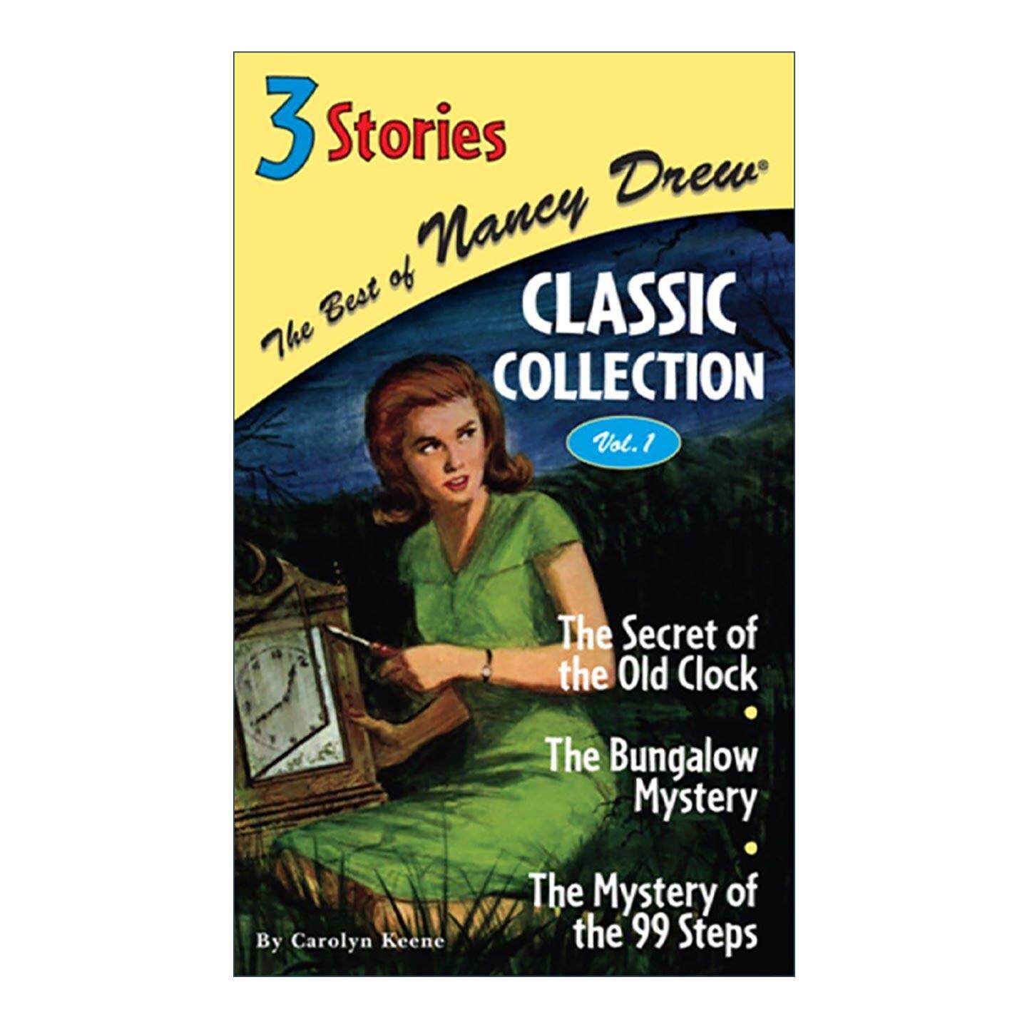 英文原版 The Best of Nancy Drew Classic Collection 南希德鲁系列经典精选合集 老钟表之谜 隐藏的楼梯 99级台阶之谜 儿童推理