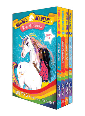 英文原版 Unicorn Academy Magic of Friendship Boxed Set 独角兽学院 5-8盒装 友谊的魔力套装 英文版 进口英语原版书籍