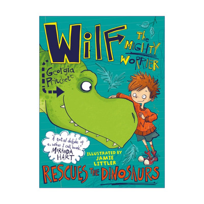 英文原版 Wilf the Mighty Worrier Rescues the Dinosaurs 操心鬼维尔夫拯救恐龙 章节桥梁书 英文版 进口英语原版书籍