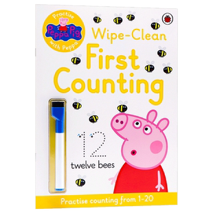 Peppa Pig: Practise with Peppa: Wipe-Clean Counting进口原版英文书籍