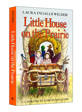 全新原版 草原上的小木屋 Little House on the Prairie 英文原版 儿童文学青少年小说 小木屋系列第3部 附插图