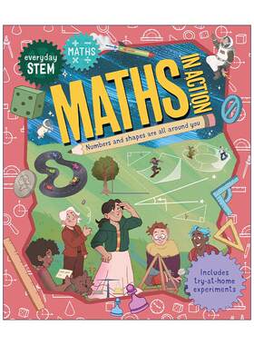 英文原版 Everyday STEM Maths Maths In Action 生活中的数学 数字与形状 儿童每日科学科普百科绘本 英文版进口英语原版书籍
