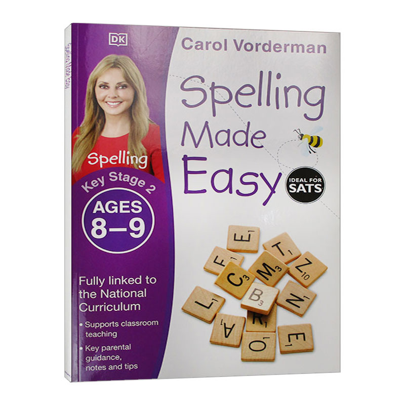 英文原版 Spelling Made Easy Ages 8-9 Key Stage 2 DK拼写一点通练习本 8-9岁 英文版 进口英语原版书籍