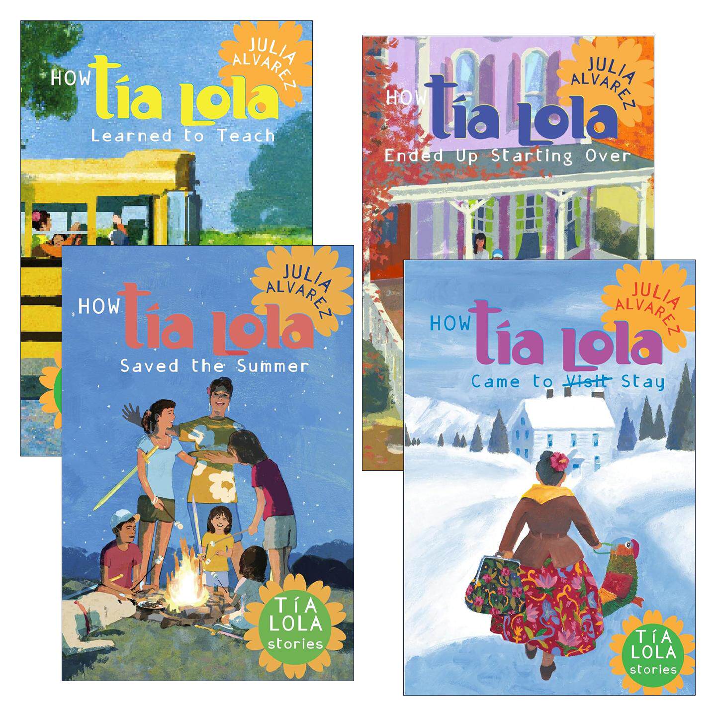 英文原版 The Tia Lola Stories 蒂娅萝拉的故事系列4册 儿童小说 英文版 进口英语原版书籍