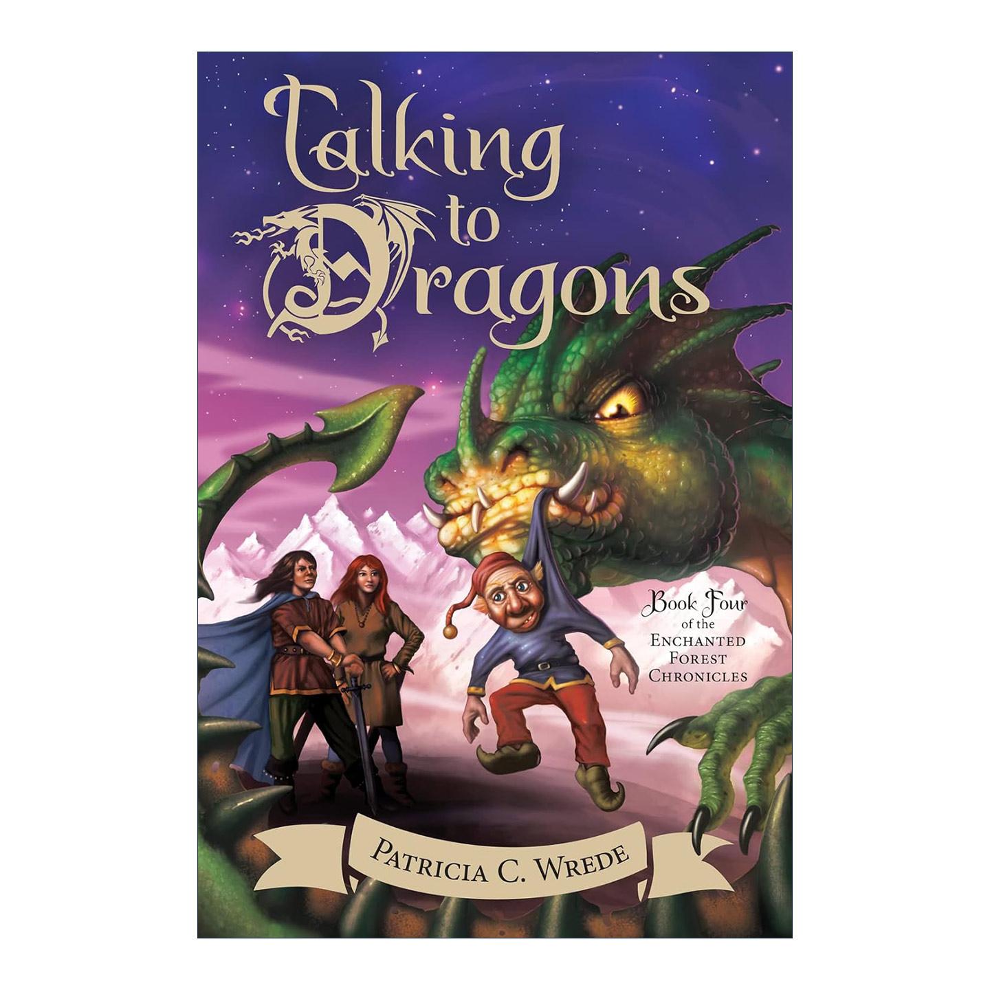 英文原版 Talking to Dragons 魔法森林 与龙交谈 奇幻魔法小说 英文版 进口英语原版书籍