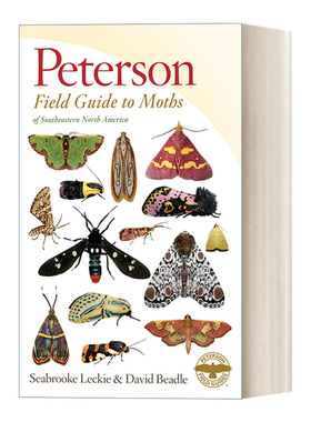 英文原版 Peterson Field Guide to Moths of Southeastern North America 皮特森北美中南部飞蛾图鉴 英文版 进口英语原版书籍