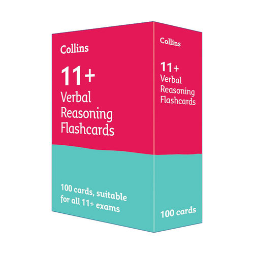 英文原版 Collins 11+ Verbal Reasoning Flashcards 柯林斯英国小升初文字推理闪卡 适合GL和CEM 英文版 进口英语原版书籍