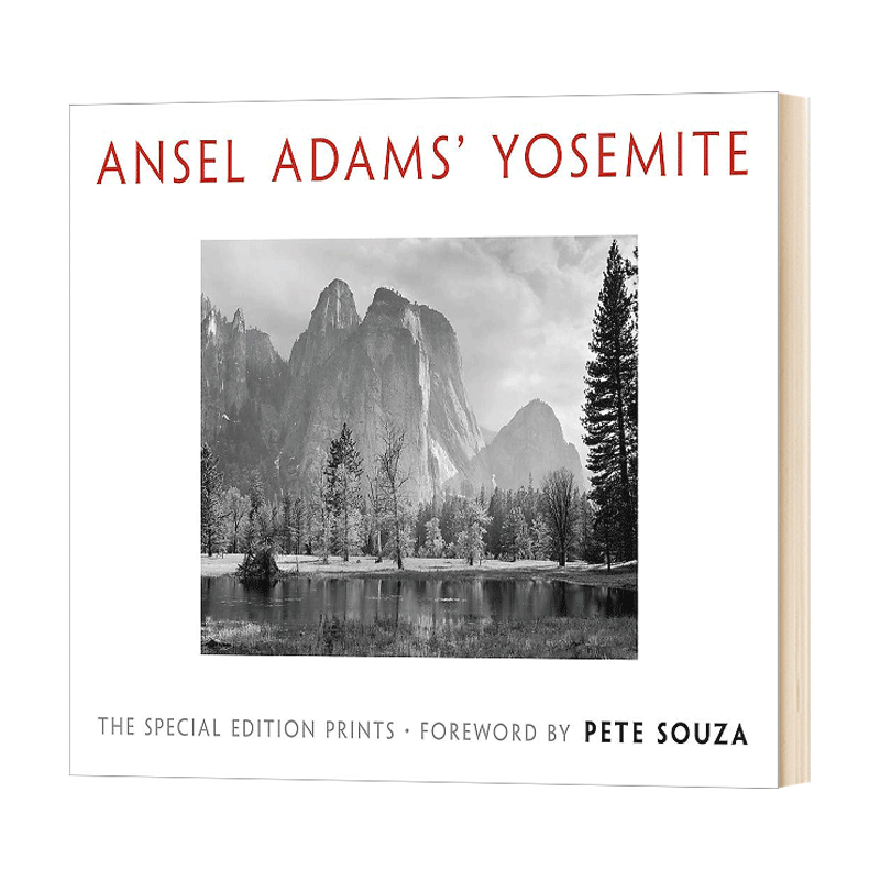 英文原版 Ansel Adams' Yosemite 安塞尔亚当斯的优胜美地 美国原野原生态摄影集 英文版
