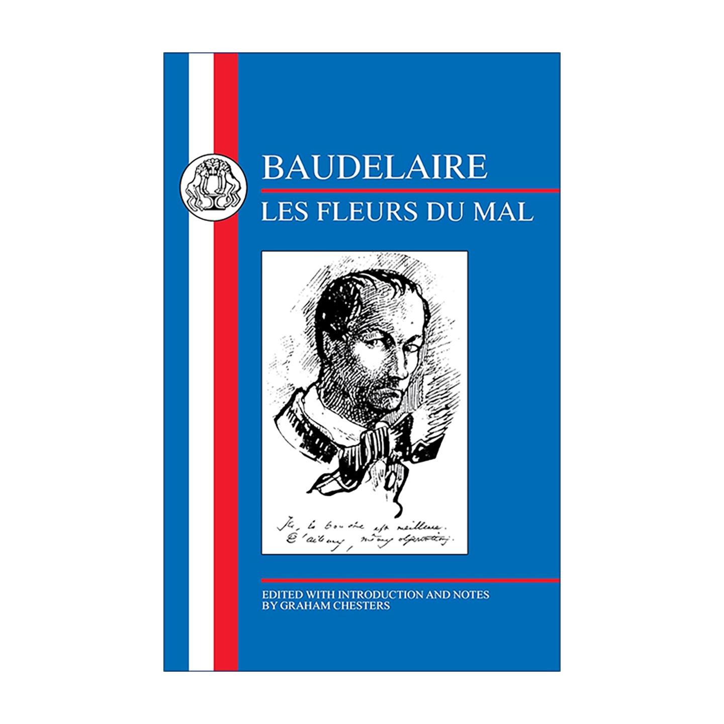 原版 Baudelaire: Les Fleurs du Mal 波德莱尔 恶之花 法语文本 英文导读注释 法国文学 象征主义诗歌 进口原版书籍