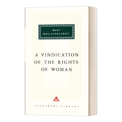 英文原版 A Vindication of Rights of Woman 为女权辩护 人人图书馆精装收藏版 英文版 进口英语原版书籍