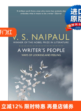 英文原版 A Writer's People 作家看人 看 这个世界 诺贝尔文学奖得主奈保尔 V.S.Naipaul 英文版 进口英语原版书籍